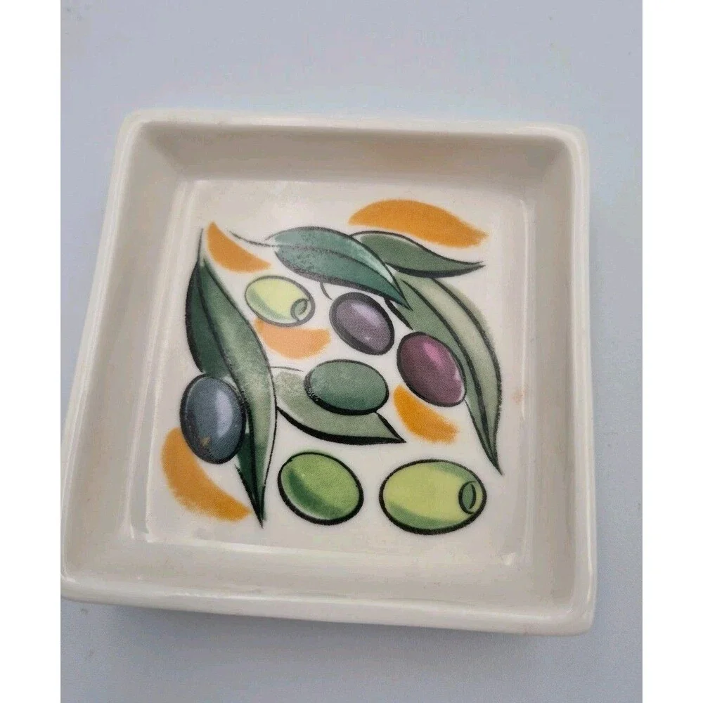 Vintage  Avon Party Crudité Cracker or Bread & Toppings Servers Trays Great Cond
